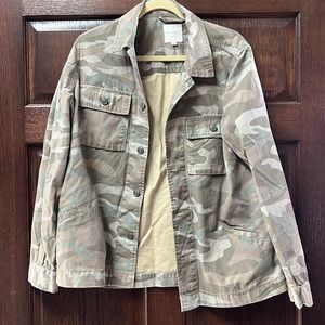 Thread and supply camo jacket